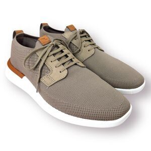 Wolf & Shepherd Mens 9 SwiftKnit Derby Sneakers Shoes Beige Tan Casual Lace Up
